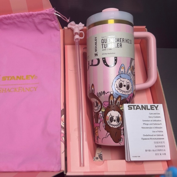 Exclusive 40oz Labubu Stanley Tumbler with gift box & bag - Picture 1 of 5
